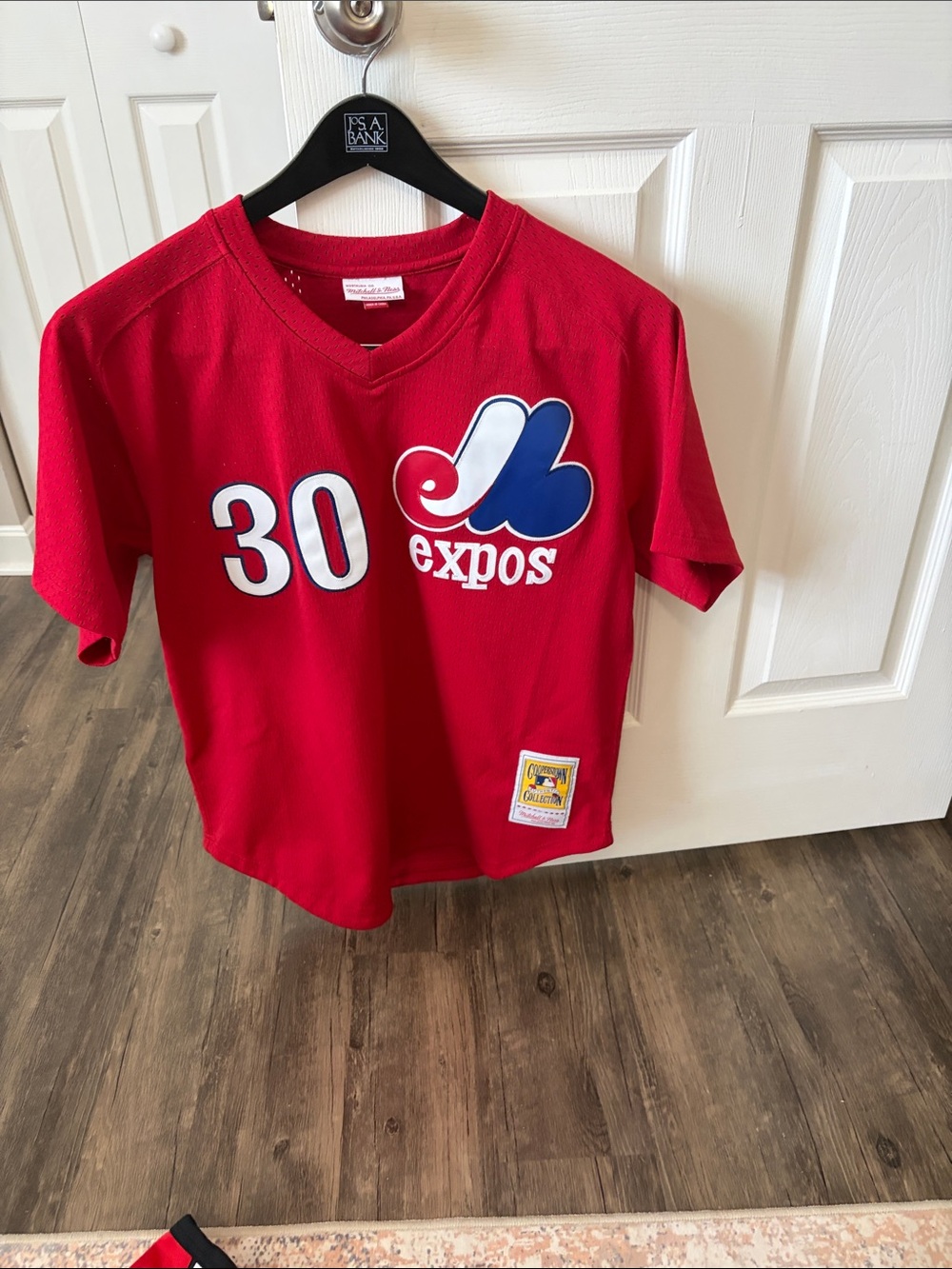 Mitchell & Ness Red Expos #30 Kids Jersey